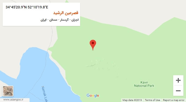 روستای قصرعین الرشید بر روی نقشه