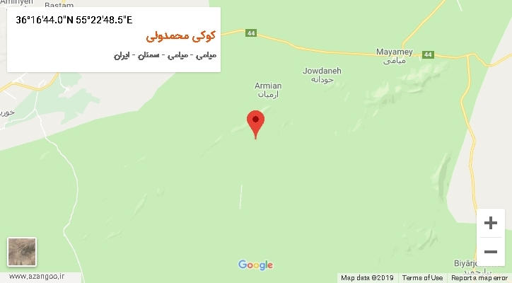 روستای کوکی محمدولی بر روی نقشه