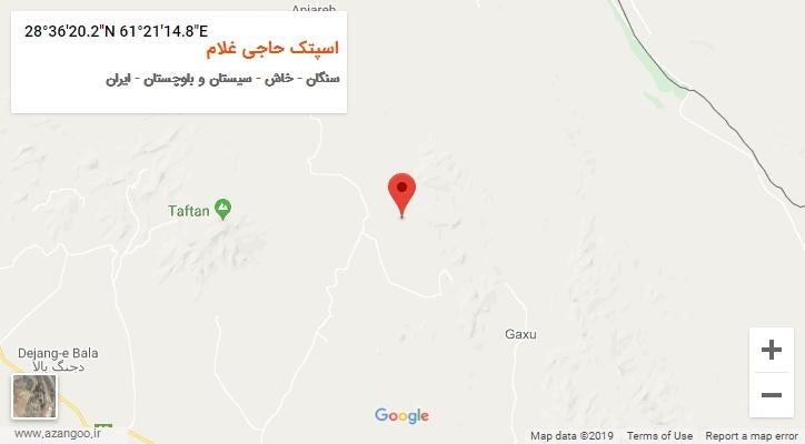 روستای اسپتک حاجی غلام بر روی نقشه