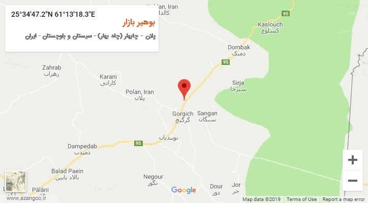 روستای بوهیر بازار بر روی نقشه
