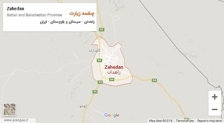 دهستان چشمه زیارت بر روی نقشه