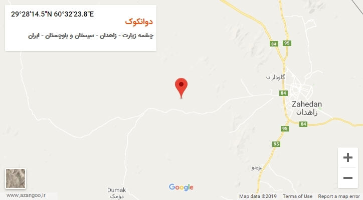 روستای دوانکوک بر روی نقشه