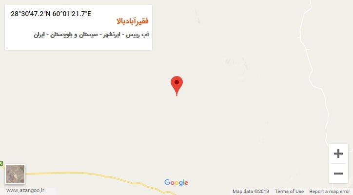 روستای فقیرآبادبالا بر روی نقشه