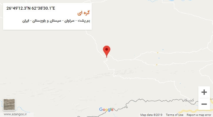 روستای گره ای بر روی نقشه
