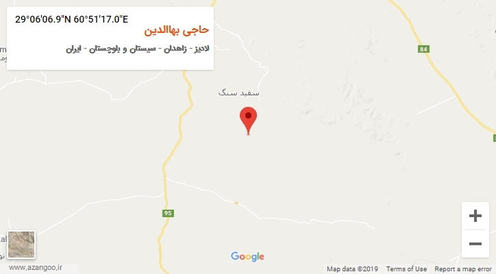 روستای حاجی بهاالدین بر روی نقشه