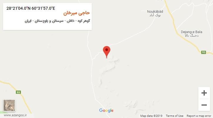 روستای حاجی میرخان بر روی نقشه