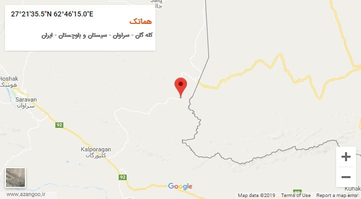 روستای هماتک بر روی نقشه