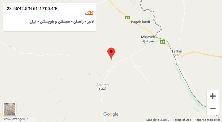 روستای کلک بر روی نقشه