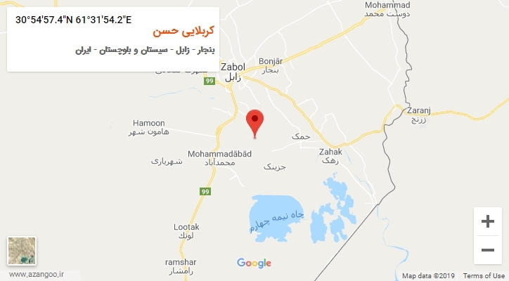 روستای کربلایی حسن بر روی نقشه
