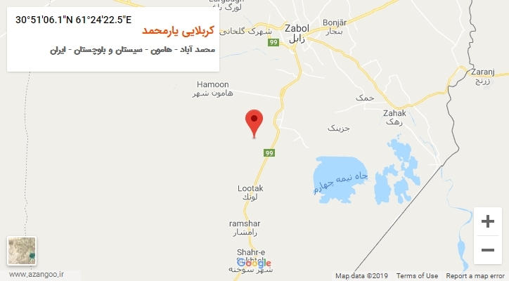 روستای کربلایی یارمحمد بر روی نقشه