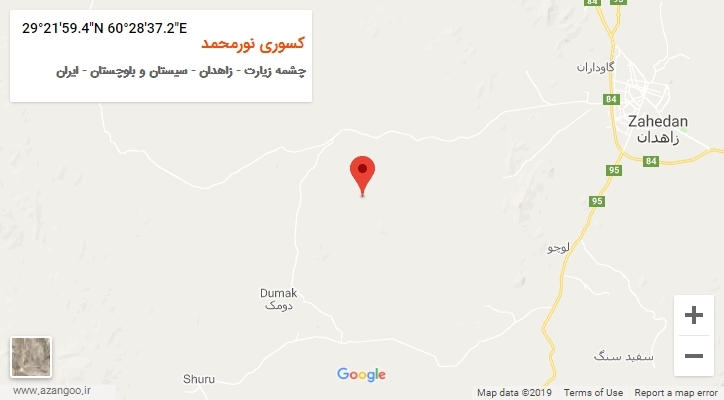 روستای کسوری نورمحمد بر روی نقشه