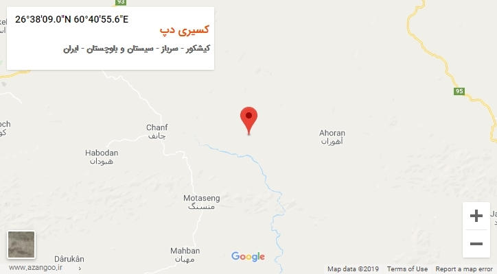 روستای کسیری دپ بر روی نقشه