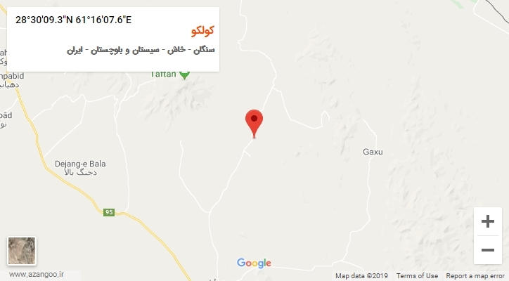 روستای کولکو بر روی نقشه