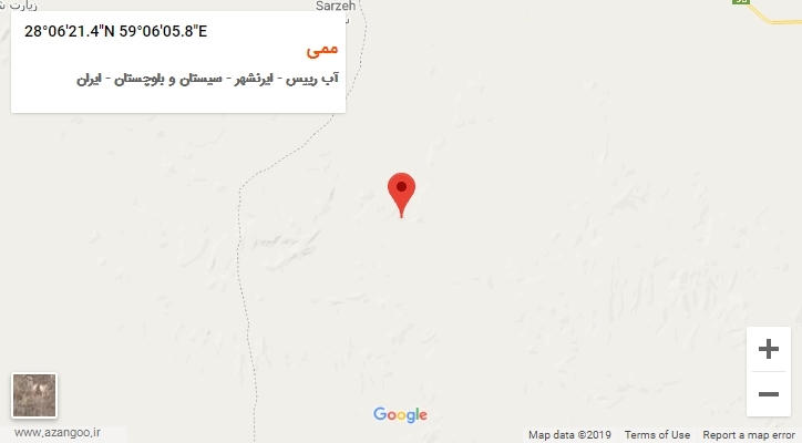 روستای ممی بر روی نقشه