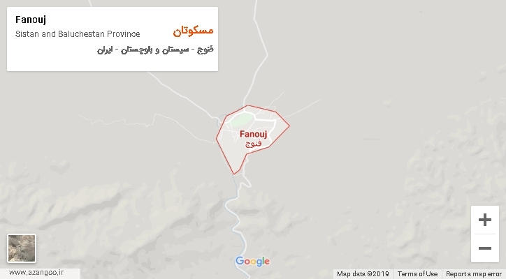 دهستان مسکوتان بر روی نقشه