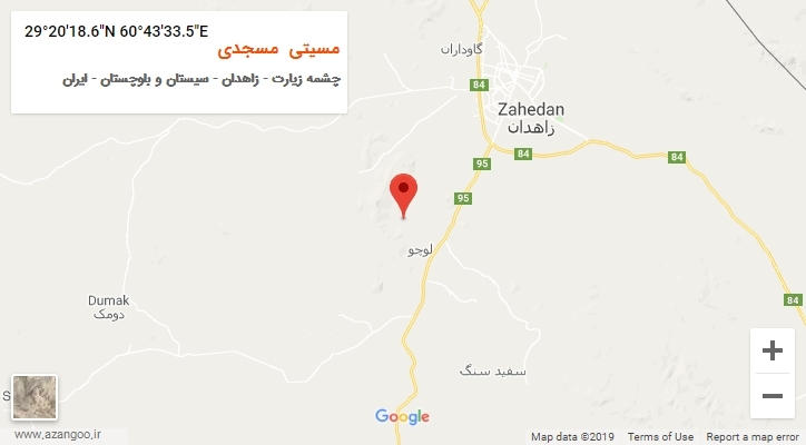 روستای مسیتی  مسجدی بر روی نقشه