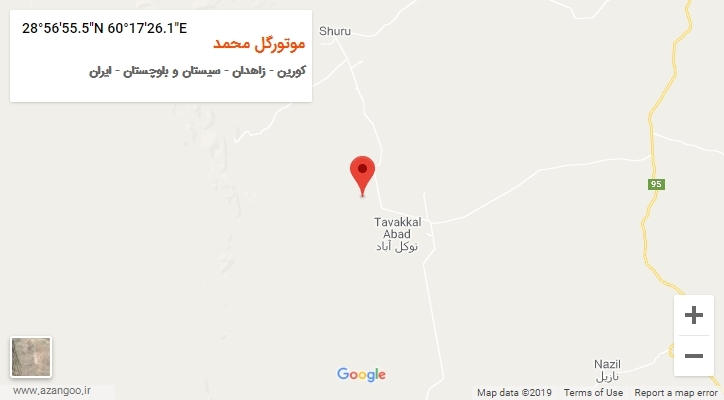 روستای موتورگل محمد بر روی نقشه