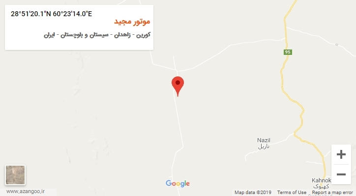 روستای موتور مجید بر روی نقشه