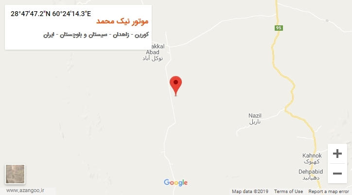 روستای موتور نیک محمد بر روی نقشه