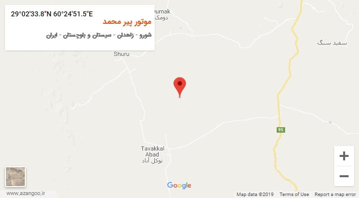 روستای موتور پیر محمد بر روی نقشه