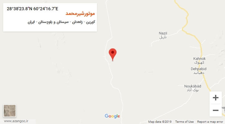 روستای موتورشیرمحمد بر روی نقشه