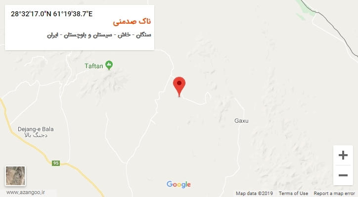 روستای ناک صدمنی بر روی نقشه