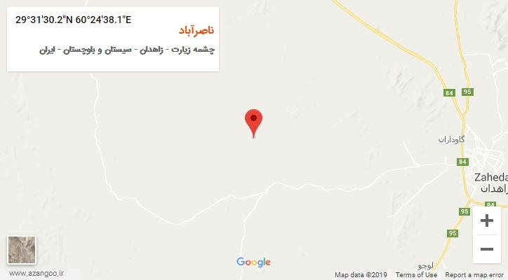 روستای ناصرآباد بر روی نقشه