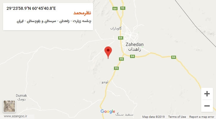روستای نظرمحمد بر روی نقشه