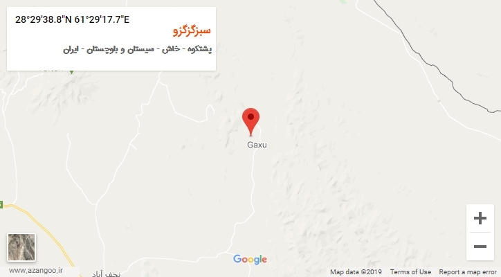 روستای سبزگزگزو بر روی نقشه