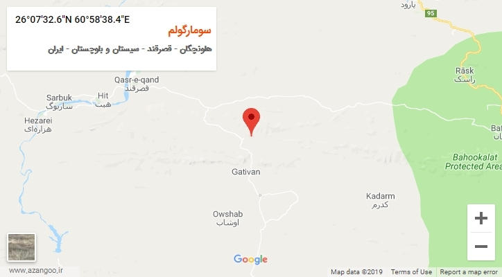 روستای سومارگولم بر روی نقشه