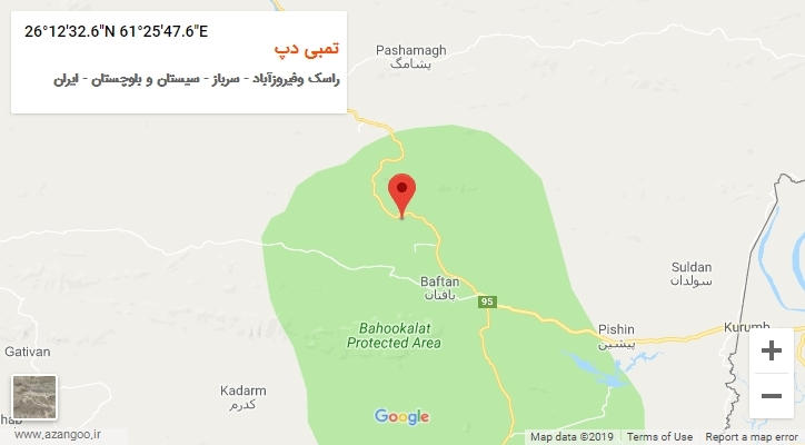 روستای تمبی دپ بر روی نقشه