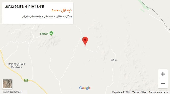روستای تپه لال محمد بر روی نقشه