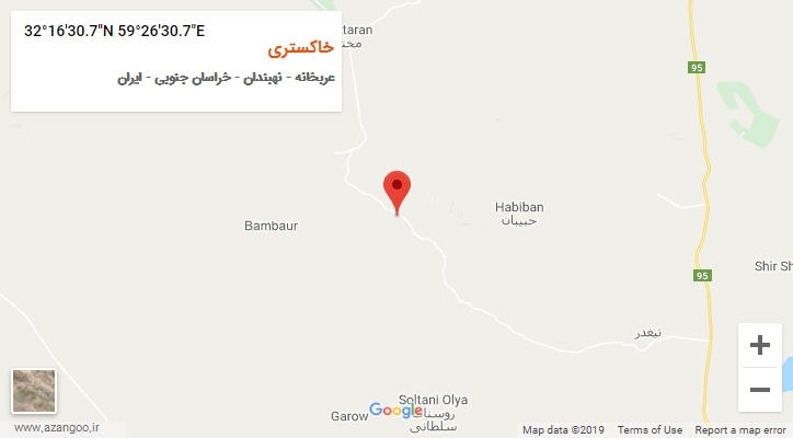 روستای خاکستری بر روی نقشه