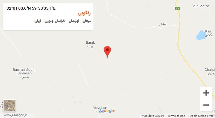 روستای زنگویی بر روی نقشه