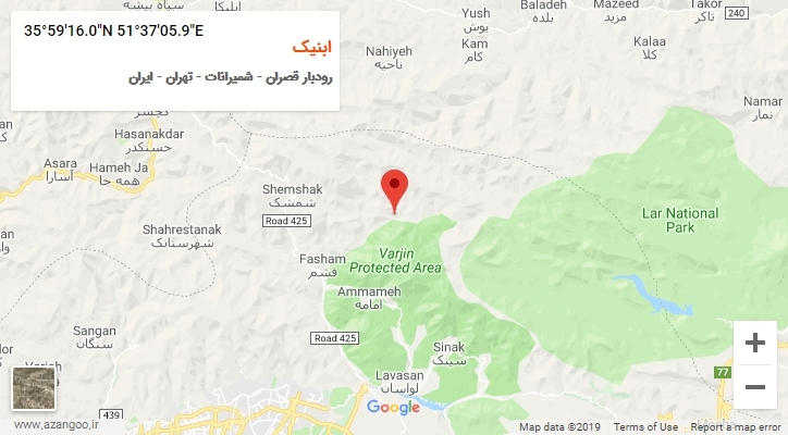 روستای ابنیک بر روی نقشه