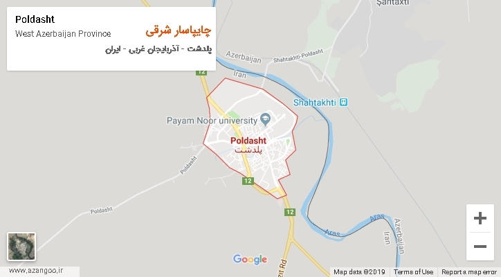 دهستان چایپاسار شرقی بر روی نقشه