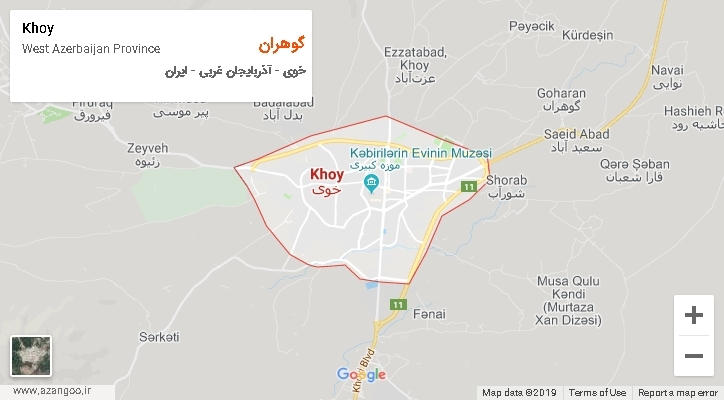 دهستان گوهران بر روی نقشه