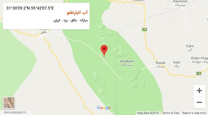 روستای آب انبارنفتو بر روی نقشه