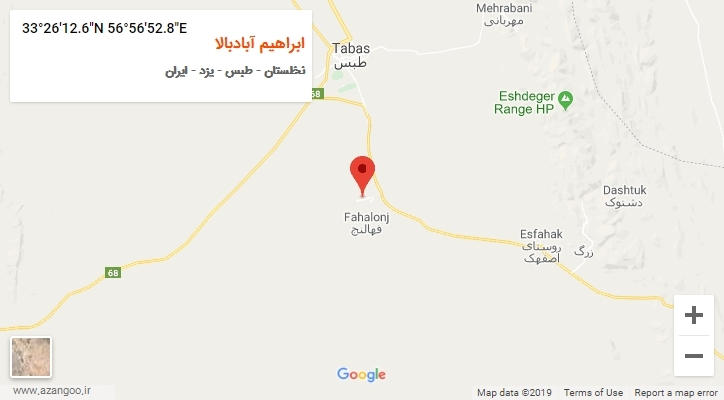 روستای ابراهیم آبادبالا بر روی نقشه