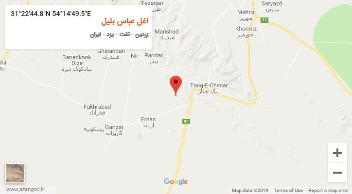 روستای اغل عباس بلیل بر روی نقشه