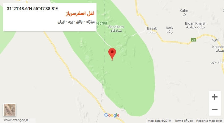 روستای اغل اصغرسرباز بر روی نقشه