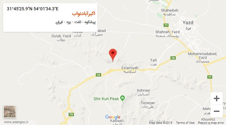 روستای اکبرآبادنواب بر روی نقشه