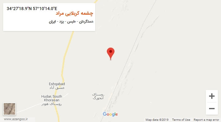 روستای چشمه کربلایی مراد بر روی نقشه