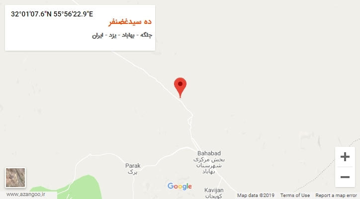روستای ده سیدغضنفر بر روی نقشه