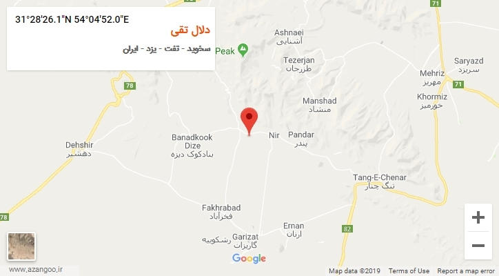 روستای دلال تقی بر روی نقشه