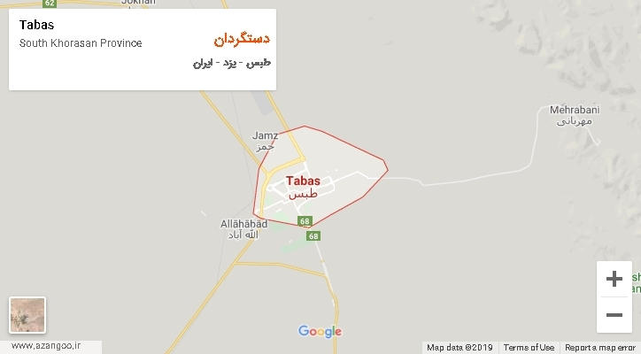 دهستان دستگردان بر روی نقشه