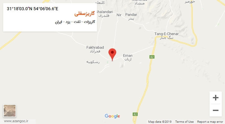 روستای گاریزسفلی بر روی نقشه
