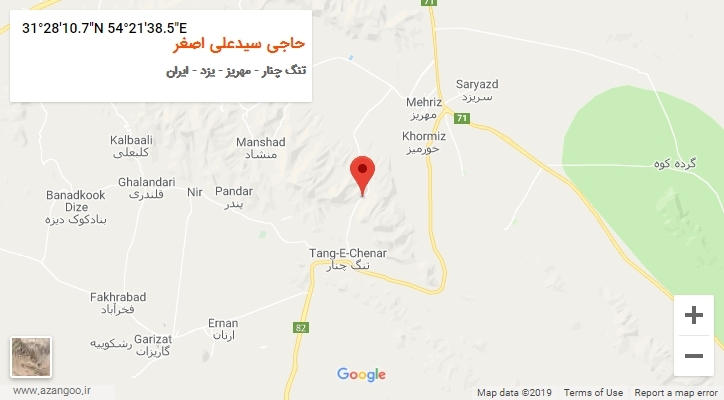 روستای حاجی سیدعلی اصغر بر روی نقشه