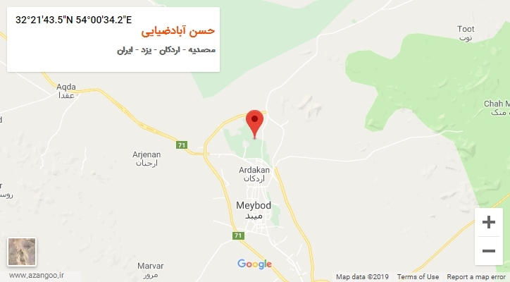 روستای حسن آبادضیایی بر روی نقشه