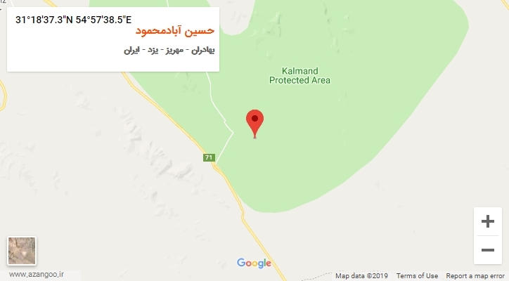 روستای حسین آبادمحمود بر روی نقشه